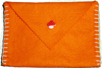 Filztaschen orange